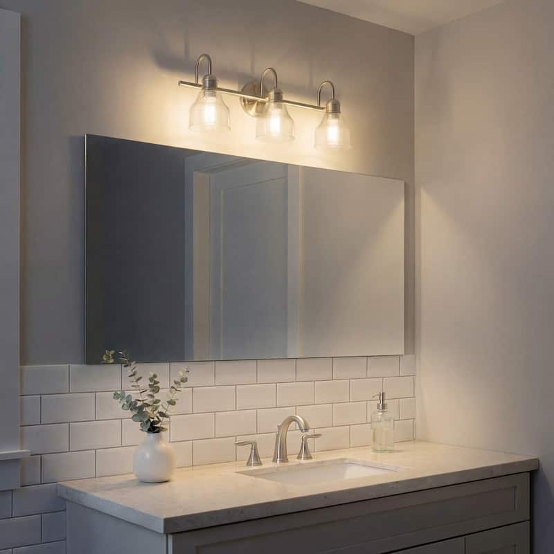 Kichler Lighting Avery 3-light Brushed Nickel Bath Vanity Fixture