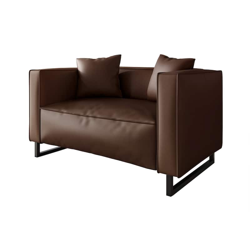 CraftPorch Mid Century Modern Upholstered Loveseat