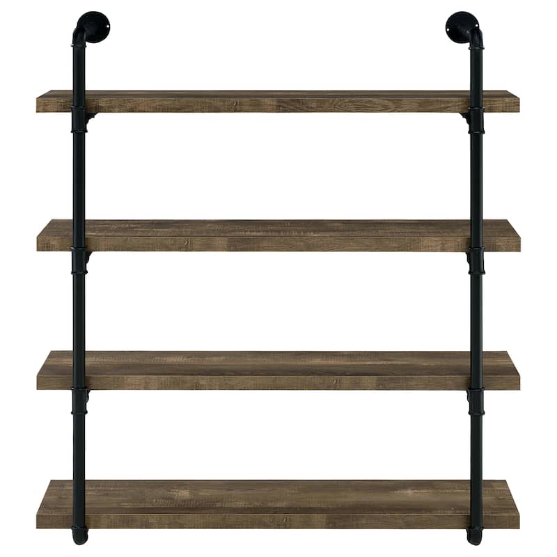 Elmcrest Farmhouse 39-inch 4-shelf Wall Bookshelf