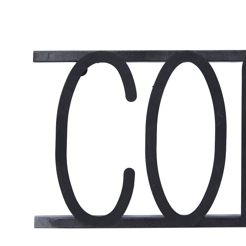 Black Iron Modern Wall Decor