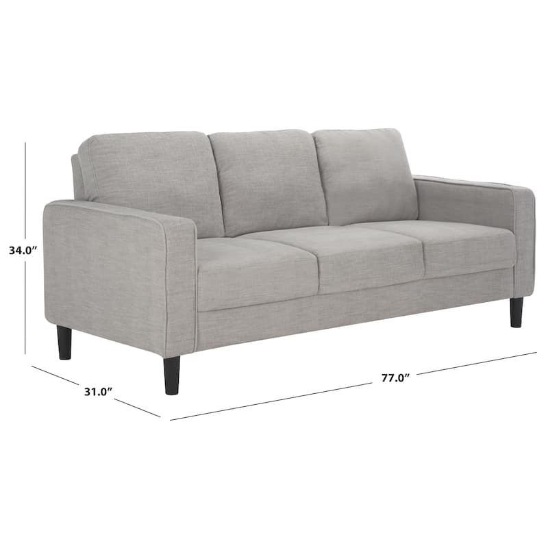SAFAVIEH Couture Felicianya Modern 3 Seater Sofa - 77"W x 31"D x 34"H