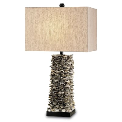 Currey & Company Villamare Shell Table Lamp - 30"h x 12"dia