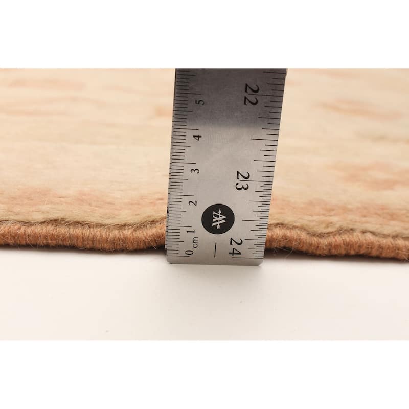 ECARPETGALLERY Hand-knotted Andelz Copper Wool Rug - 3'11 x 7'1