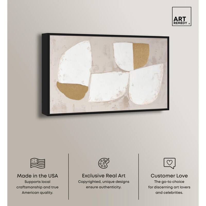 Gilded Cairn III Canvas by Art Remedy