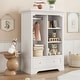 preview thumbnail 2 of 34, Open Children's Wardrobe with A Hanging Rod and Open Shelves