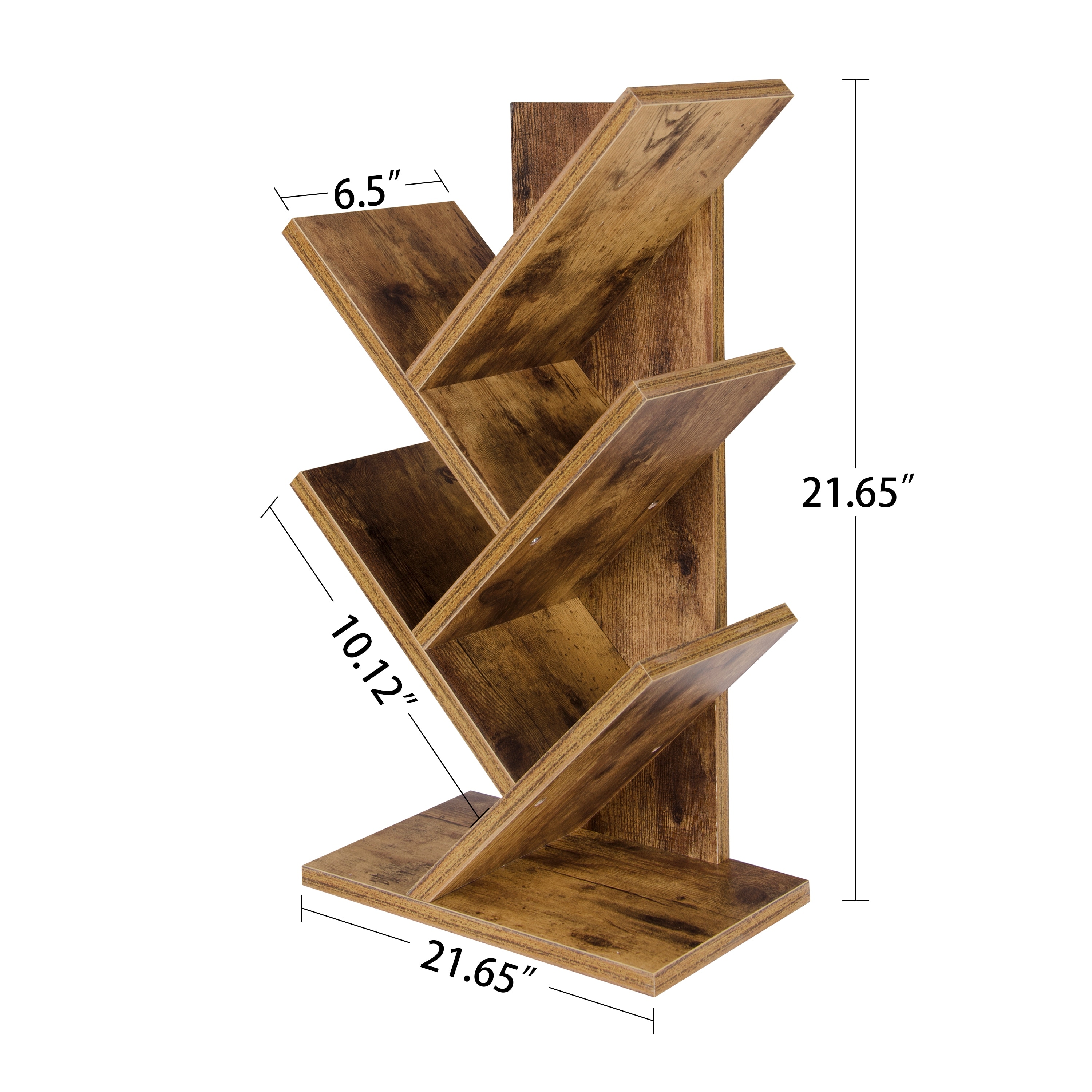 Tabletop Bookshelf, Tree Shape Bookshelf, Book Storage Organizer