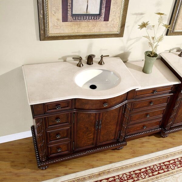 Amazon.com: Silkroad Exclusive V0213NW56R Bathroom Vanity