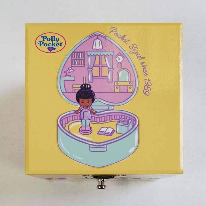Polly Pocket Square Musical Jewelry Box by Mele and Co - N/A