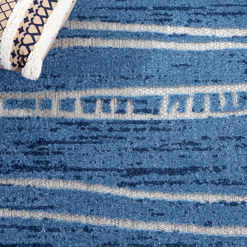 SAFAVIEH Cottage Katleen Transitional Indoor/Outdoor Rug.