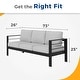 preview thumbnail 20 of 22, Royalcraft Aluminum Outdoor Sofa