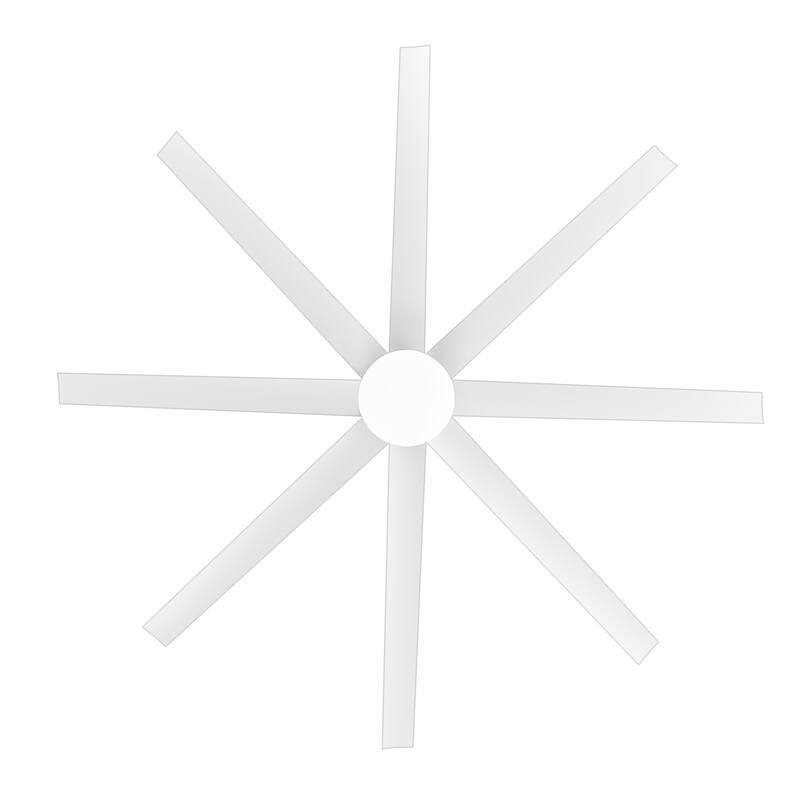65"/72"/84" Modern LED Ceiling Fan with Light and Remote(8-Blade)