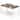 Gymax 60'' Rectangular Dinner Table w/Solid Rubber Wood Legs for