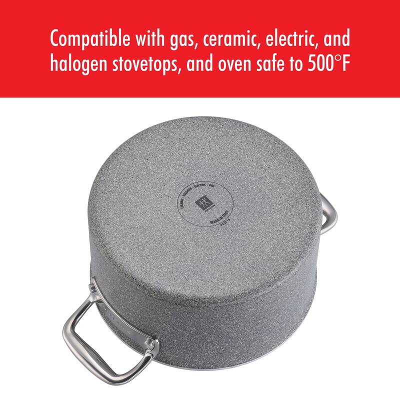 ZWILLING Vitale 6-qt Aluminum Nonstick Dutch Oven with Lid - Gray