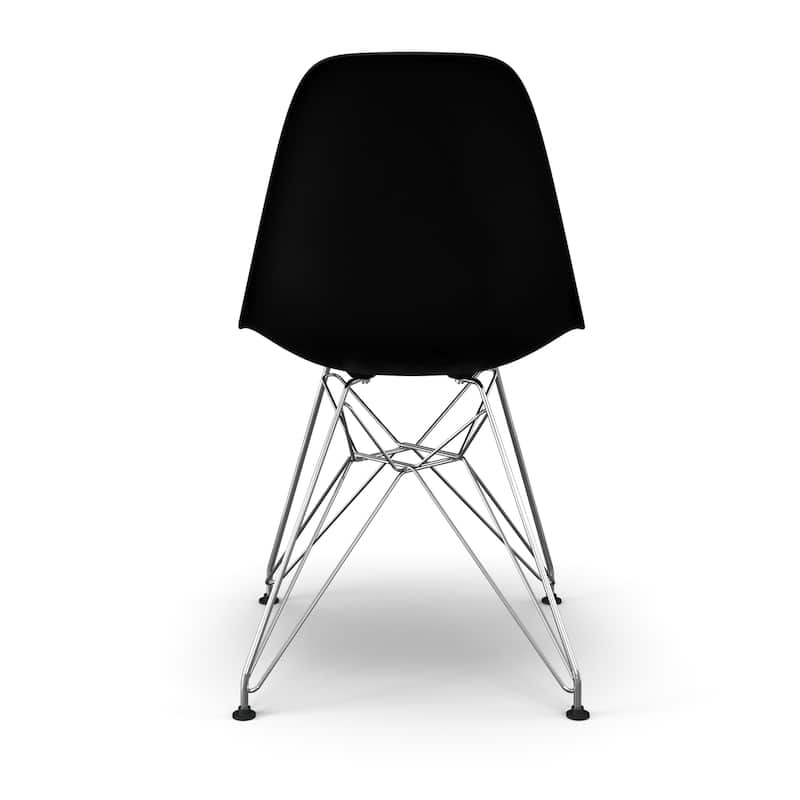 Paris Eiffel Dining Chairs Chrome Base