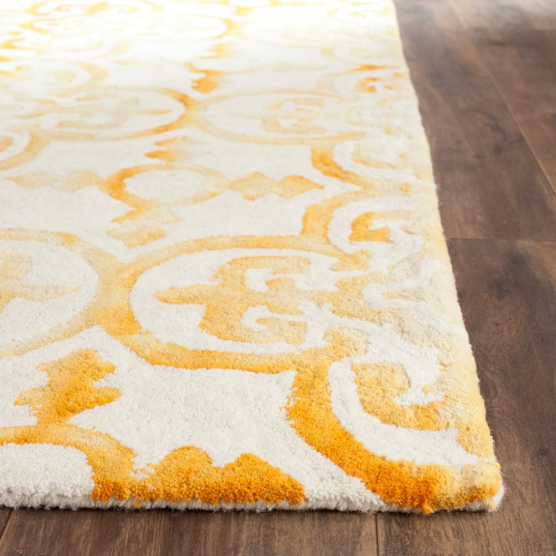 SAFAVIEH Handmade Dip Dye Reintraut Watercolor Vintage Boho Wool