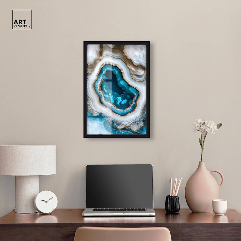 Gilded Geode Eye III Shadowbox by Art Remedy