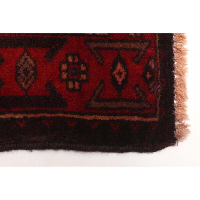 ECARPETGALLERY Hand-knotted Teimani Dark Navy Wool Rug - 2'9 x 4'7