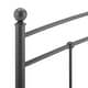 preview thumbnail 10 of 22, Abigail Full Metal Headboard