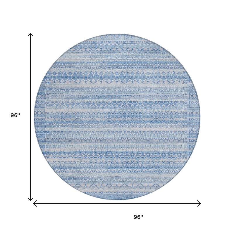 HomeRoots Striped Transitional Rectangle Outdoor Rug