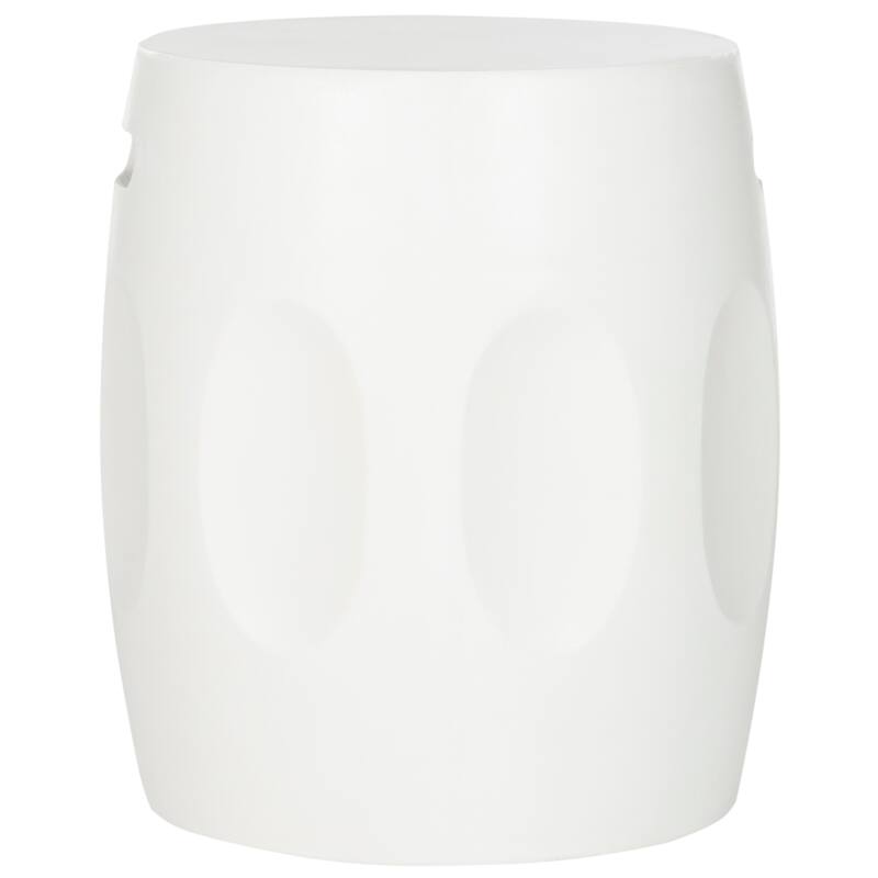 SAFAVIEH Zuri Concrete Indoor/ Outdoor Accent Table (Ivory) - 15.7" x 15.7" x 17.7"