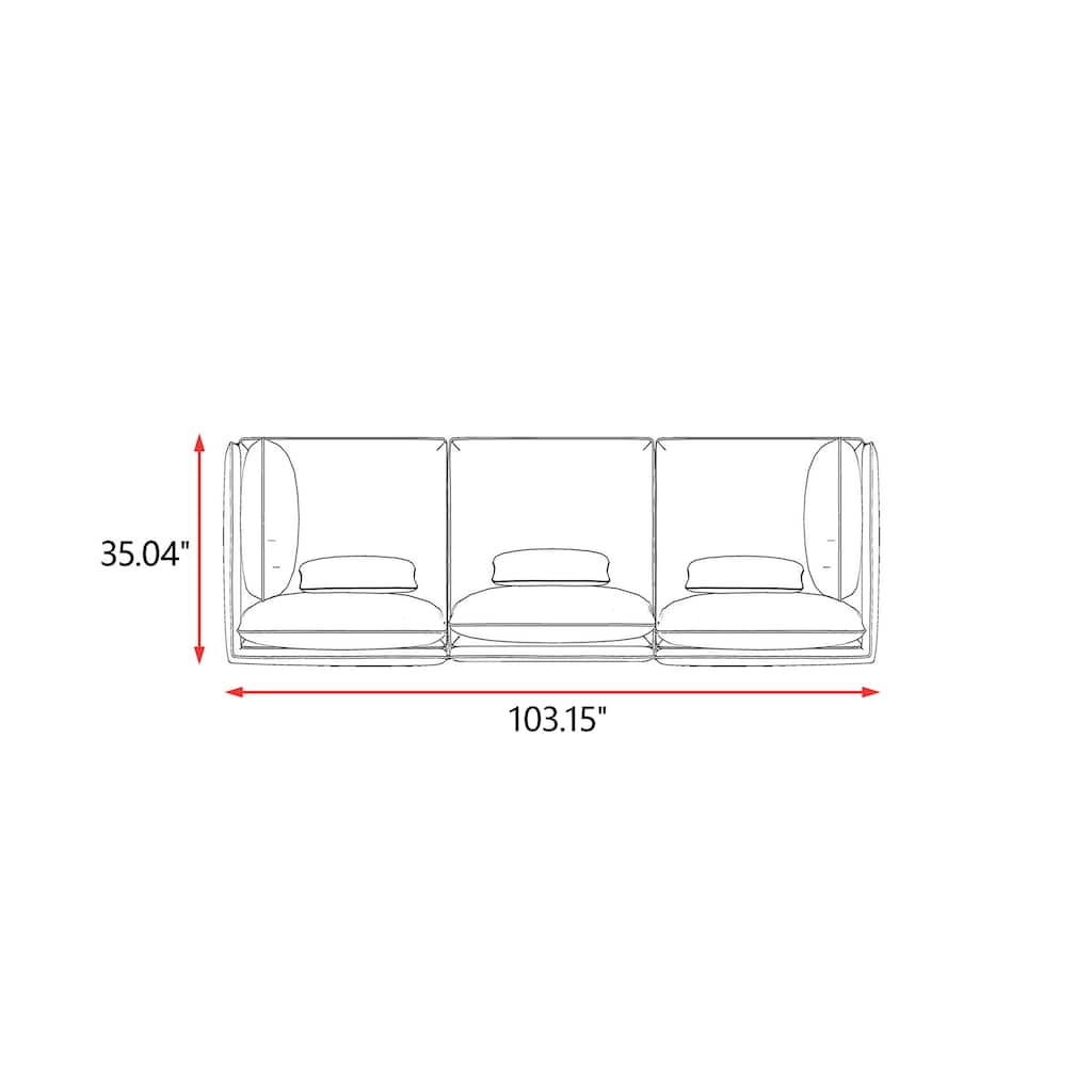 Simon 3pc Multi-Chair Seating Group