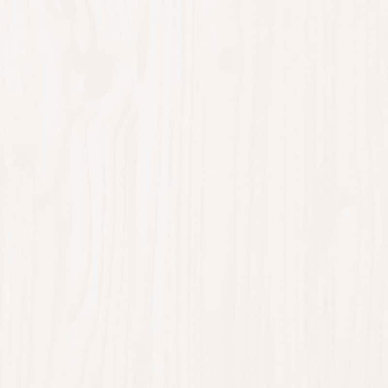 vidaXL Garden Lounge Set White Solid Pine Wood, Plywood Standard Modular - 24.4 x 24.4 x 27.8 in