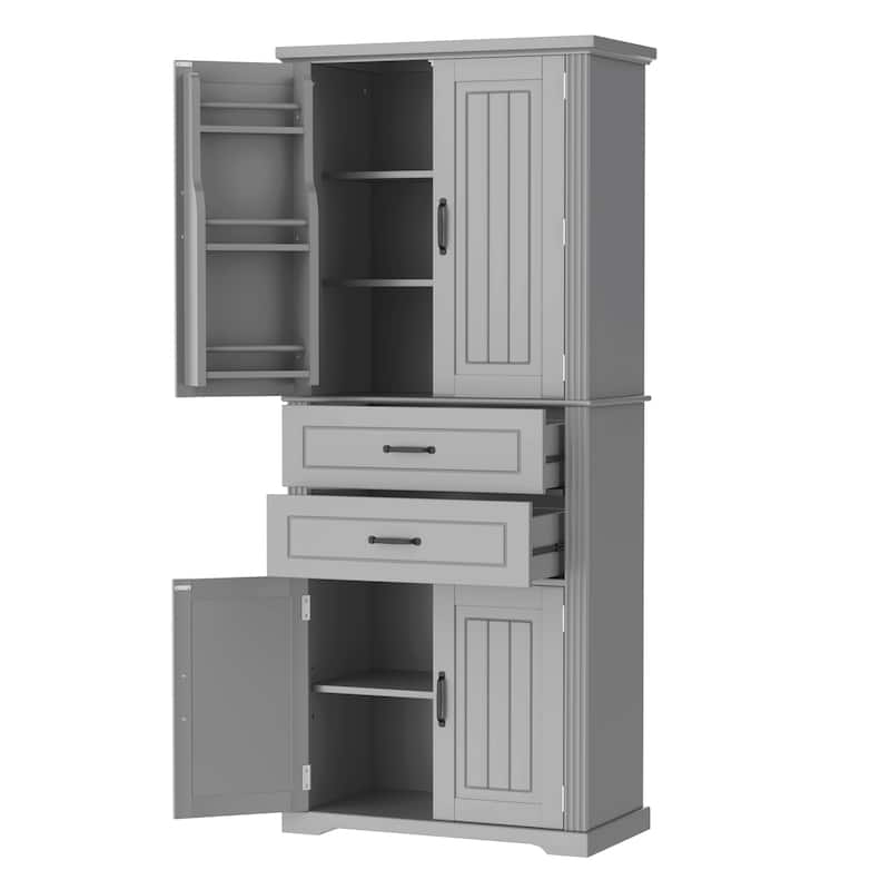 Christopher Knight Home- Chris MDF Storage Cabinet with Adjustable Shelves