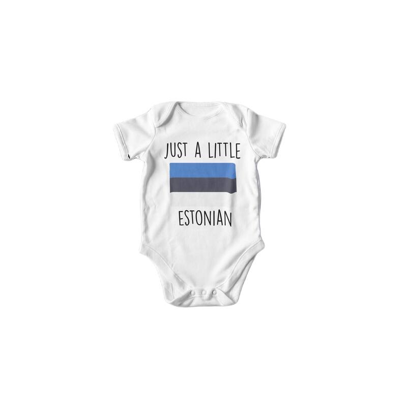 Estonian - Baby Boy Girl Clothes Infant Bodysuit Funny Cute Newborn - White - 3-6M