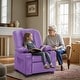 preview thumbnail 66 of 71, MCombo Big Kids Recliner Chair for Toddler Boys and Girls Faux Leather - 28.3"(L)x26.4"(W)x34.2"(H)