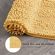 preview thumbnail 45 of 100, Laura Ashley Astor Chenille Bath Mat with TPR Backing