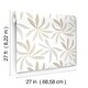 preview thumbnail 6 of 5, York Wallcoverings Little Garden Neutral and Pearl Wallpaper