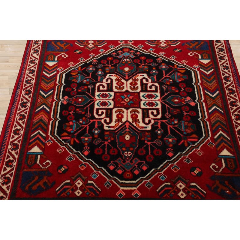 2'2''x2'1'' Square Hand Knotted Wool Black Abadeh Traditional Area Rug - 2' 2'' x 2' 1''-Square