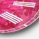 preview thumbnail 3 of 7, Designart 'Macro Photo of Gerbera Flower' Oversized Floral Wall CLock 16 in. wide x 16 in. high