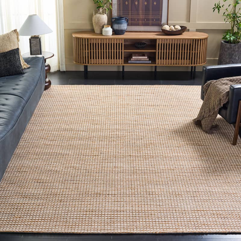 SAFAVIEH Handmade Natural Fiber Yareli Jute & Wool Rug..