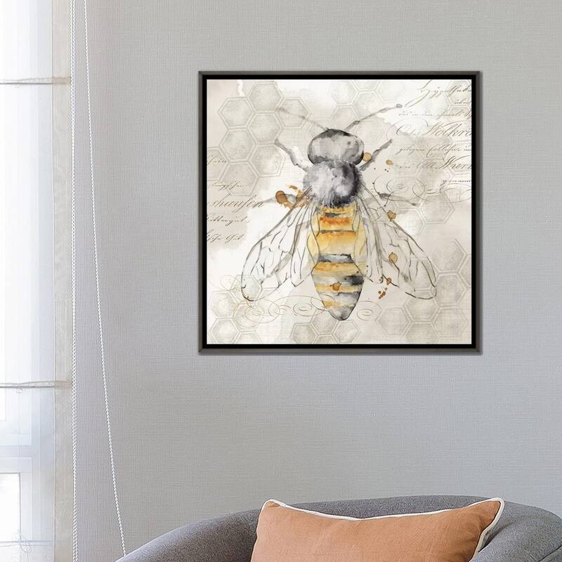 iCanvas "Queen Bee II " by Eva Watts Framed