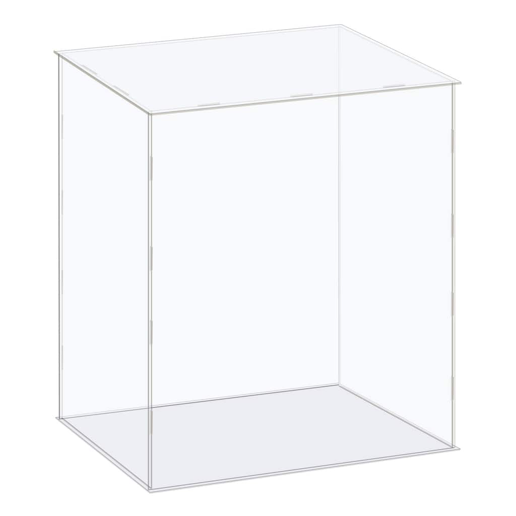 Display Case Box Acrylic Box Transparent Showcase 36x26x41cm for Collectibles
