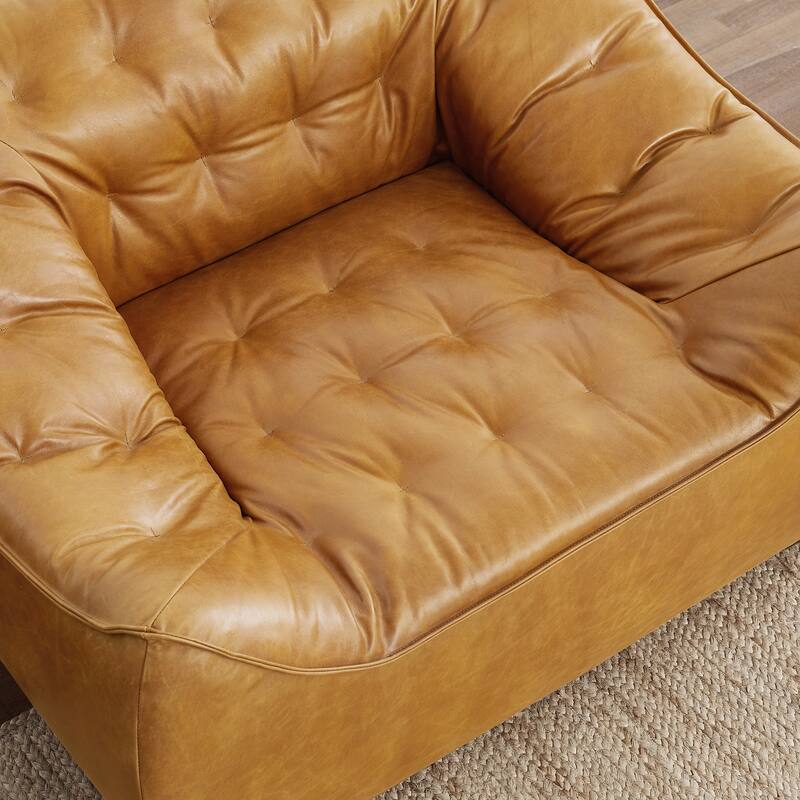 Luxury Genuine Leather Lounge Sofa Chair