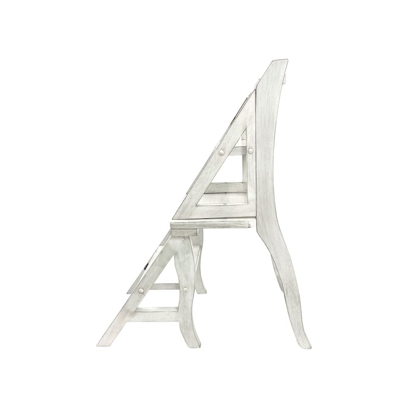 Carolina Chair & Table Folding Library Chair - Antique White