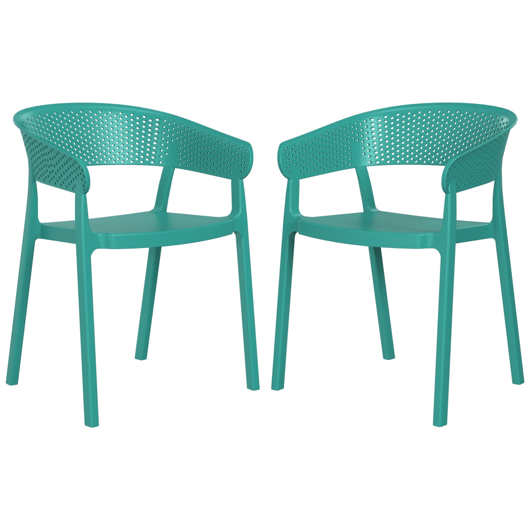 Frond and Form Outdoor Stacking Dining Armchair (Set of 2)