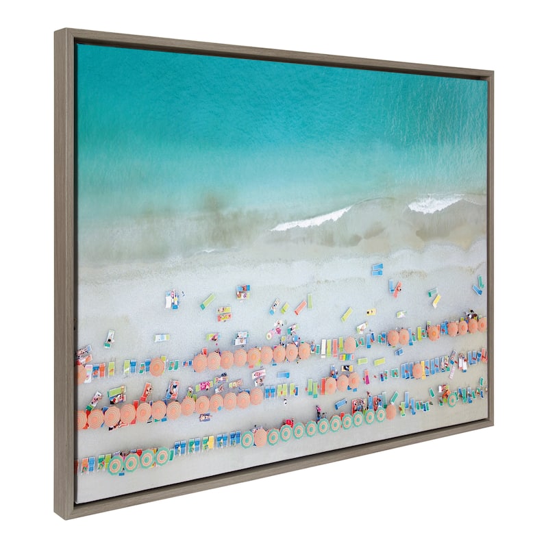 Kate and Laurel Sylvie Monterosso 6 Framed Canvas by Rachel Bolgov