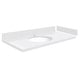 preview thumbnail 9 of 12, Transolid VT43.5x22-1OU-1 Silestone 44" Quartz Vanity Top with
