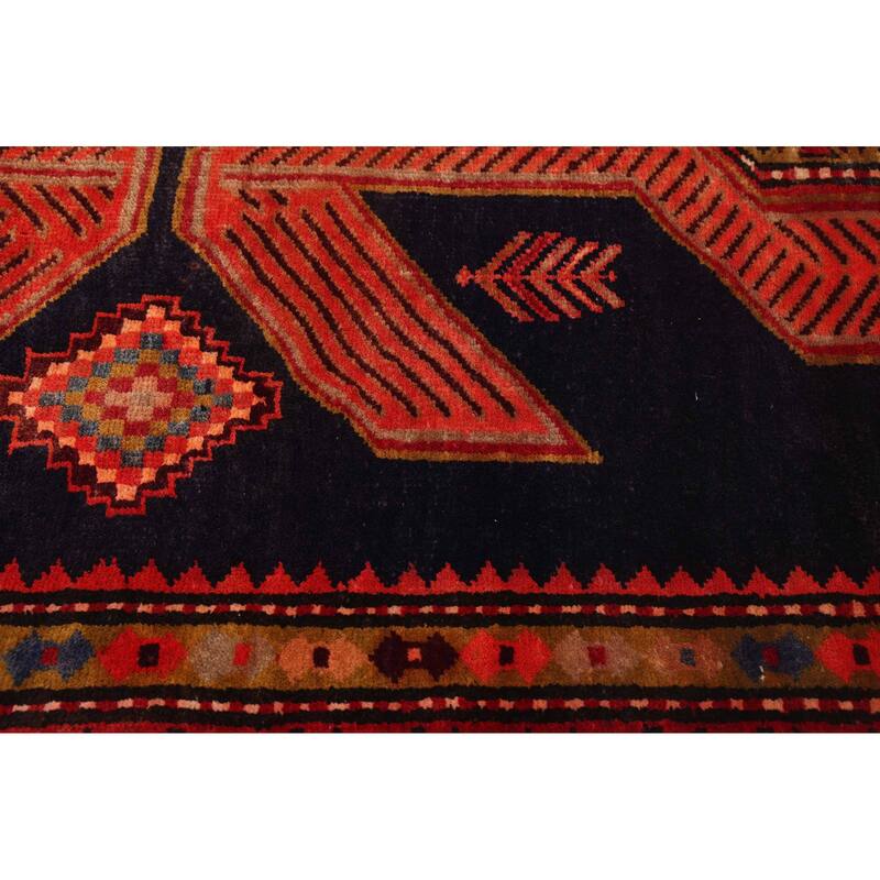 ECARPETGALLERY Hand-knotted Konya Anatolian Dark Navy Wool Rug - 4'2 x 6'11