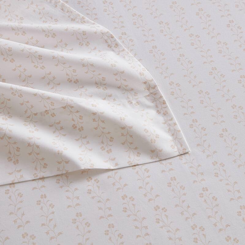 Martha Stewart Printed Cotton Percale Sheet Set