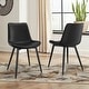 preview thumbnail 59 of 103, LUE BONA Modern Industrial Counter Stools Faux Leather Upholstered Counter Height Bar tools with Back