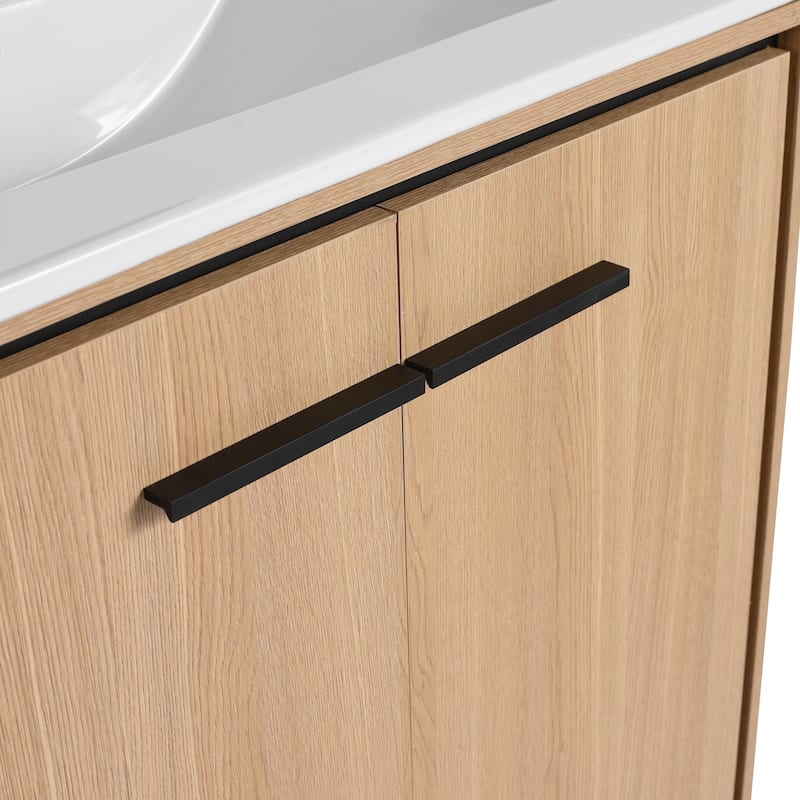 Bathroom Vanity Base with Basin and 2 Doors