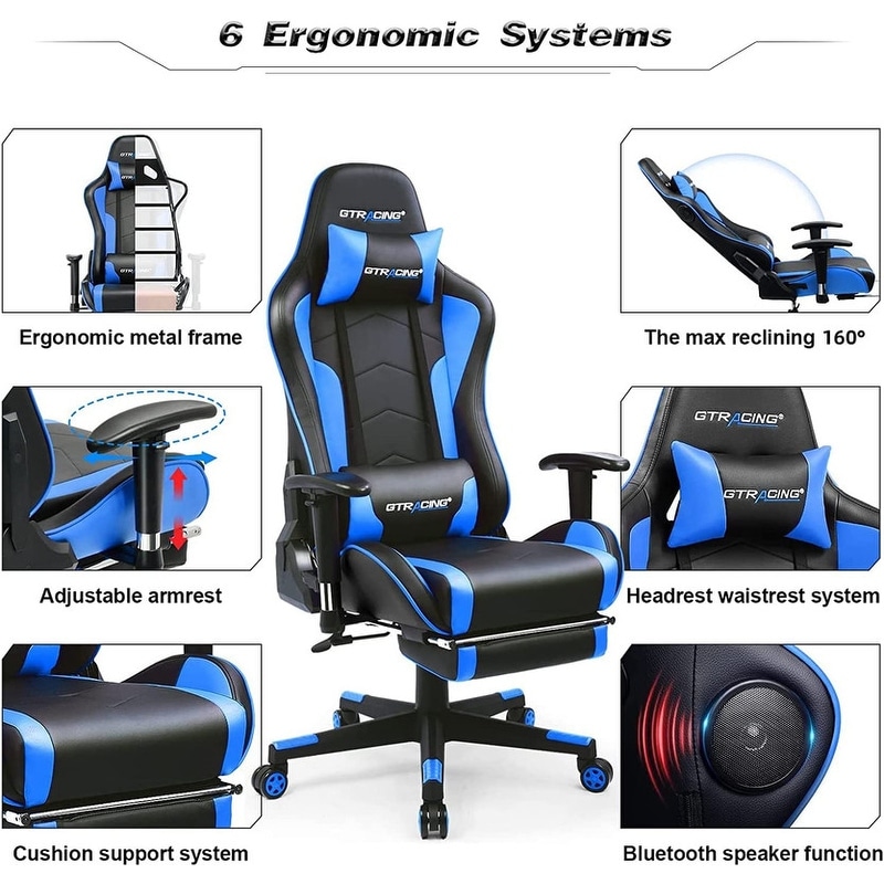 Games chair with bluetooth hot sale