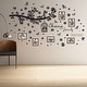 preview thumbnail 2 of 5, Walplus Family Tree Photo Frame Birdcage Butterfly Wall Stickers Decor