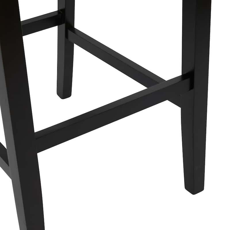 Upholstered Counter Stool Side Dining Chair Set of 2