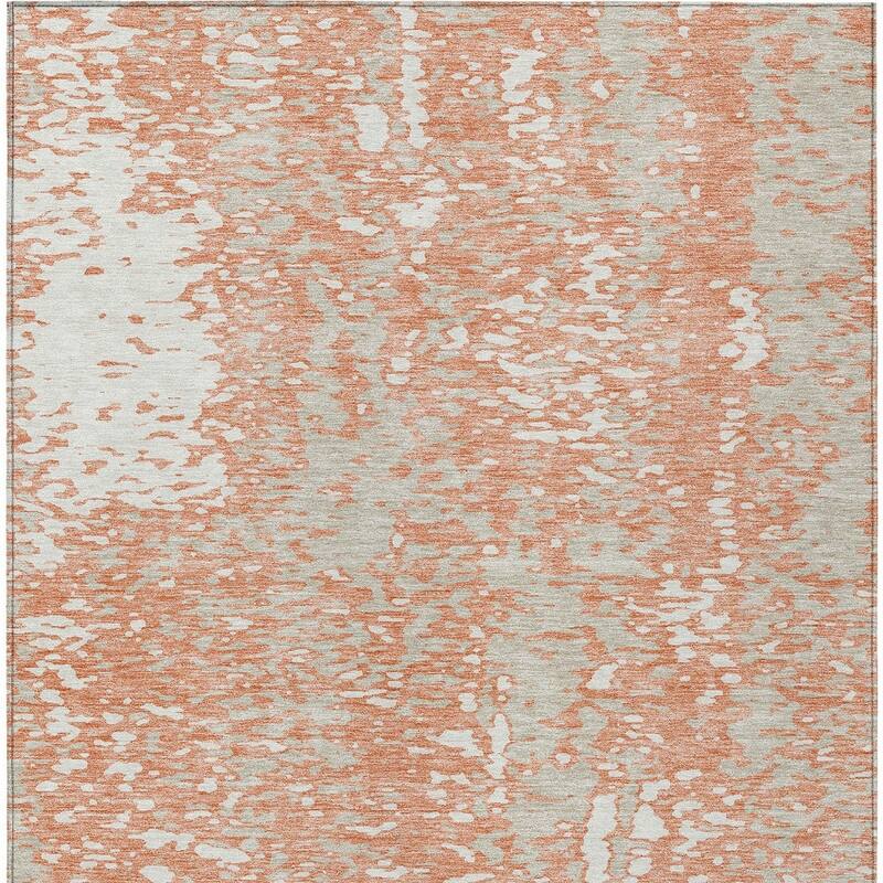 HomeRoots Abstract Transitional Rectangle Outdoor Rug