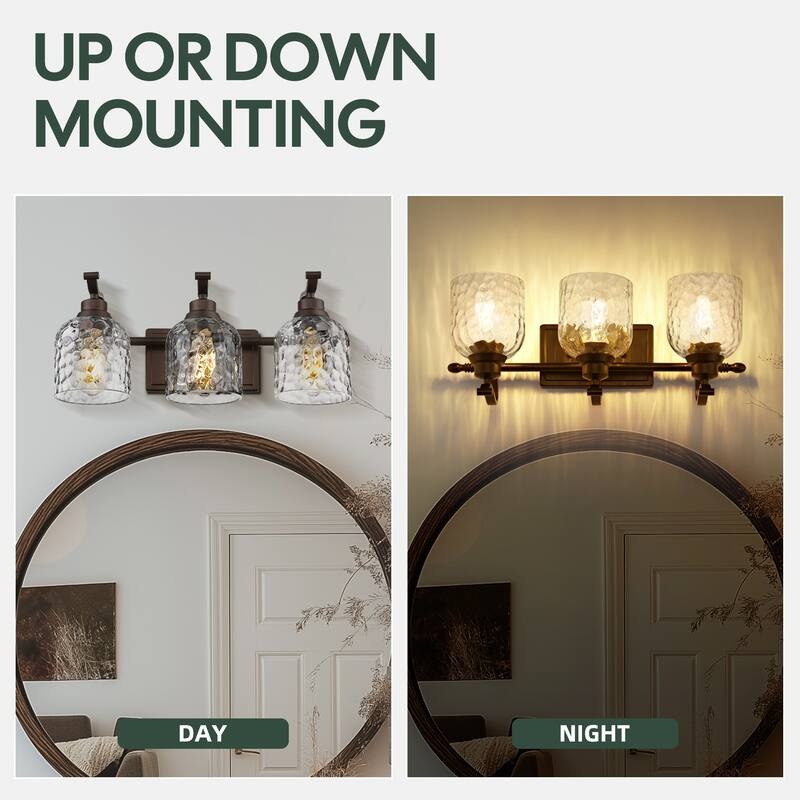 Modern 3/4-Light Bathroom Vanity Light